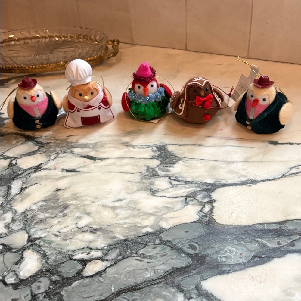 Target Wondershop Bird Featherly Friends ornaments 2025 s/5